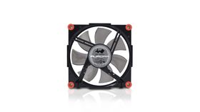 In Win Aurora RGB LED Fans x3 + Controller & Remote - Black/Red