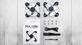 In Win Polaris RGB LED 120mm Fans - Twin Pack + Modular Connector