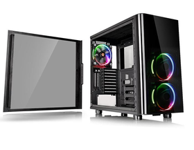 Thermaltake View 31 TG RGB Tempered Glass Mid-Tower Chassis (No-PSU, ATX, Window)