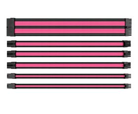 Thermaltake TtMod Sleeved PSU Cable Set – Pink & Black