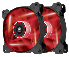 Corsair SP120 Air Series 120mm Red LED Fans (Twin Pack)