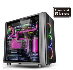 Thermaltake View 31 TG RGB Tempered Glass Mid-Tower Chassis (No-PSU, ATX, Window)
