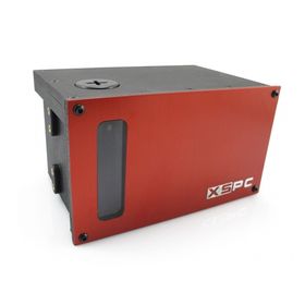 XSPC Dual Bayres/Pump V4 Faceplate Pack (Red)