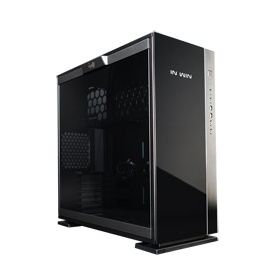 In Win 305 Mid Tower Chassis - Black (No-PSU, ATX, Window)