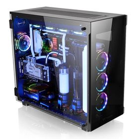 Thermaltake View 91 RGB Tempered Glass Super-Tower Chassis (No-PSU, XL-ATX, Window)
