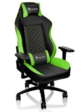 Thermaltake eSports GT Comfort 500 Gaming Chair - Black/Green