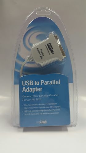 Chronos USB to 1-Port Parallel Adapter Cable