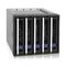 Icy Dock 5x3.5" in 3x5.25" Hot Swap SATA6G HDD Cage (MB155SP-B)